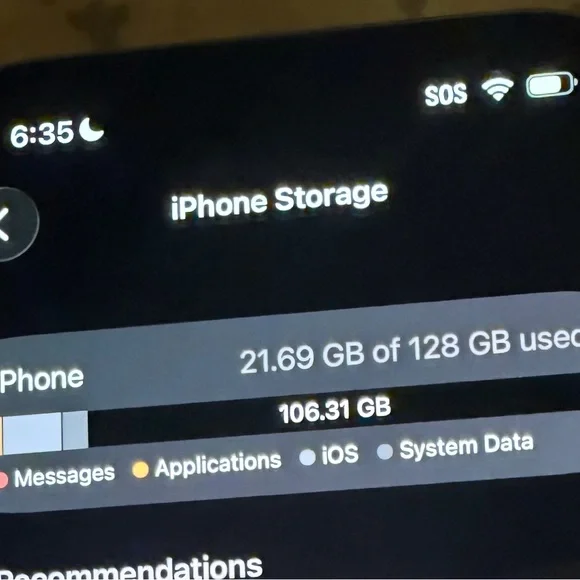 Black Smartphone with Blue Display